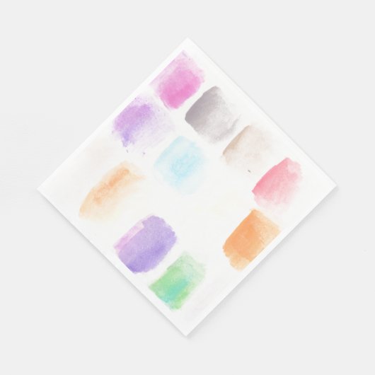 Waterverf Strepen Handgeschilderde Gedesigneerde S Servet (Hoek)