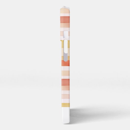 Waterverf strepen met naam iPhone hoesje (Linkerkant)