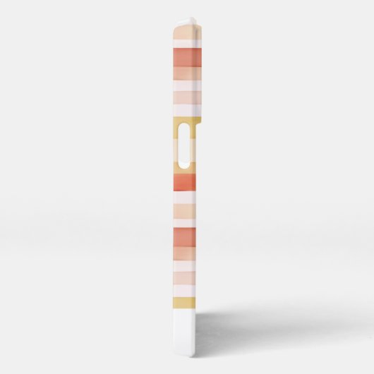 Waterverf strepen met naam iPhone hoesje (Rechterkant)