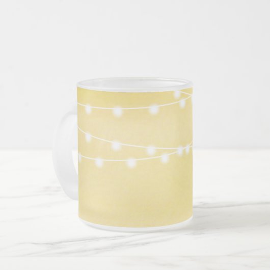 Waterverf String Lights Mok (Voorkant links)