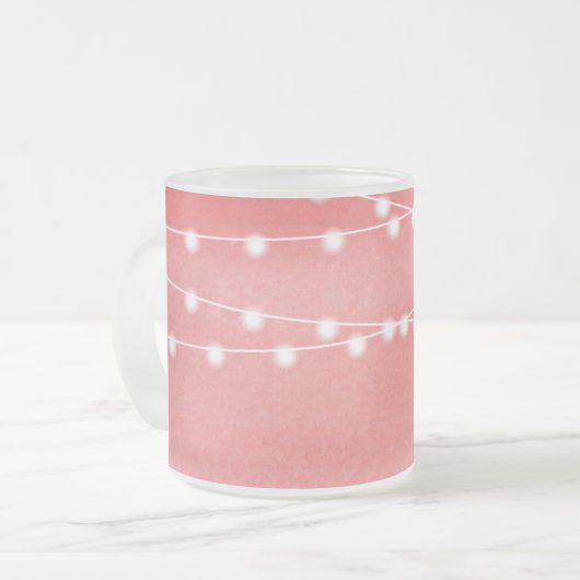Waterverf String Lights Mok (Voorkant links)