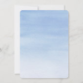 Waterverf String Lights Wedding Kaart (Achterkant)