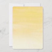 Waterverf String Lights Wedding Kaart (Achterkant)