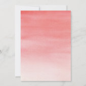 Waterverf String Lights Wedding Kaart (Achterkant)