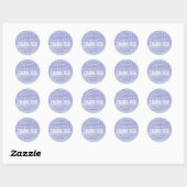 Waterverf String Lights Wedding Ronde Sticker (Vel)