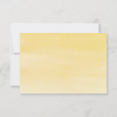 Waterverf String Lights Wedding RSVP Kaartje (Achterkant)