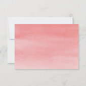 Waterverf String Lights Wedding RSVP Kaartje (Achterkant)
