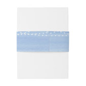 Waterverf String Lights Wedding Uitnodigingen Wikkel (Achterkant Voorbeeld)