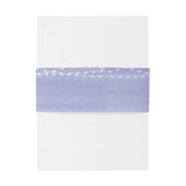 Waterverf String Lights Wedding Uitnodigingen Wikkel (Achterkant Voorbeeld)