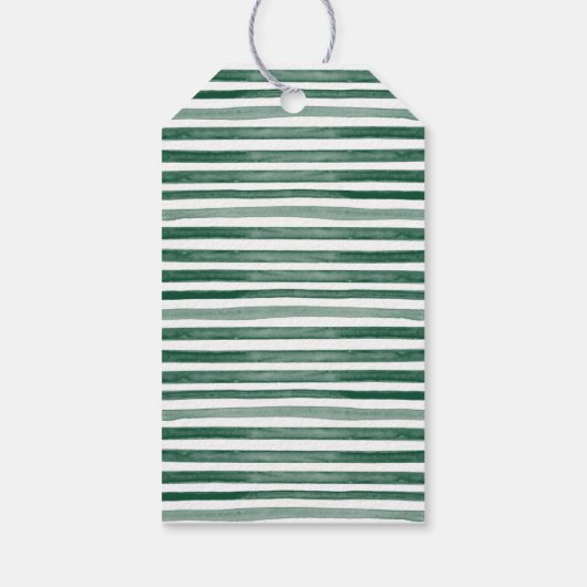 Waterverf Stripe Gift Labels Cadeaulabel (Achterkant)