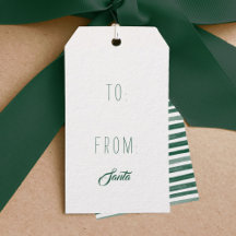 Waterverf Stripe Gift Labels