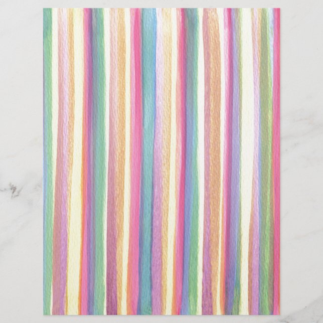 Waterverf Stripes (Voorkant)