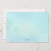 Waterverf Stripes Cactus Feliz Navidad Kerstmis Feestdagenkaart (Achterkant)