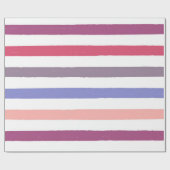 Waterverf Stripes Cadeaupapier (Vlak)