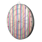 Waterverf Stripes Dartbord (Voorkant Rechts)