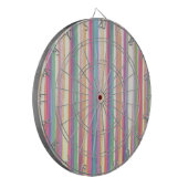 Waterverf Stripes Dartbord (Voorkant Links)