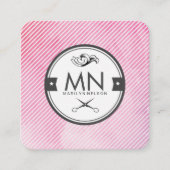 Waterverf Stripes Fancy Stylist Label (Voorkant)