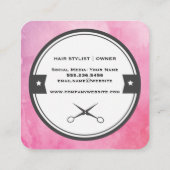 Waterverf Stripes Fancy Stylist Label (Achterkant)