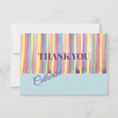 Waterverf Stripes - Harde kaart (Voorkant)