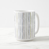 Waterverf Stripes Koffie Mok | 443 ml | keramisch (Voorkant rechts)