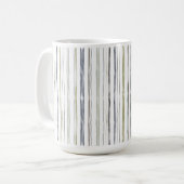 Waterverf Stripes Koffie Mok | 443 ml | keramisch (Voorkant links)