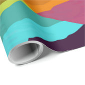 Waterverf Stripes Motifs 2 Cadeaupapier (Rol Hoek)