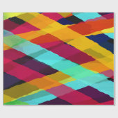 Waterverf Stripes Motifs 2 Cadeaupapier (Vlak)