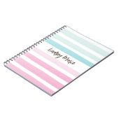 Waterverf Stripes Notitieboek (Linkerzijde)