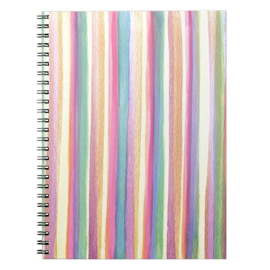 Waterverf Stripes Notitieboek (Voorkant)