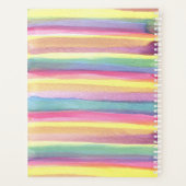 Waterverf Stripes Planner (Achterkant)