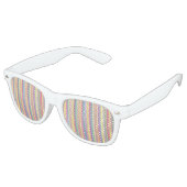 Waterverf Stripes Retro Zonnebril (Gekanteld)
