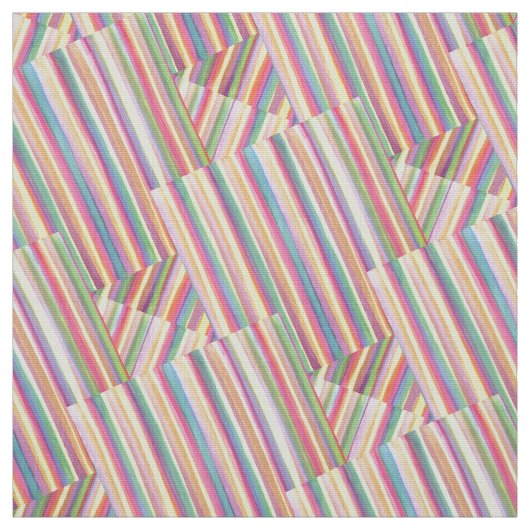 Waterverf Stripes Stof (Swatch)