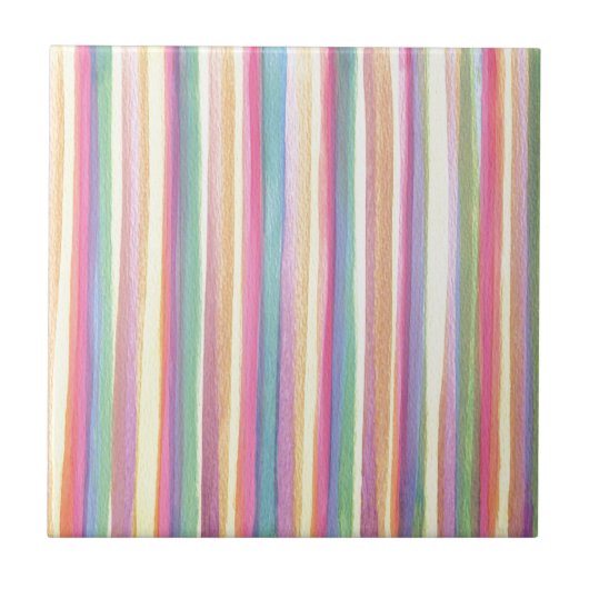 Waterverf Stripes Tegeltje (Voorkant)