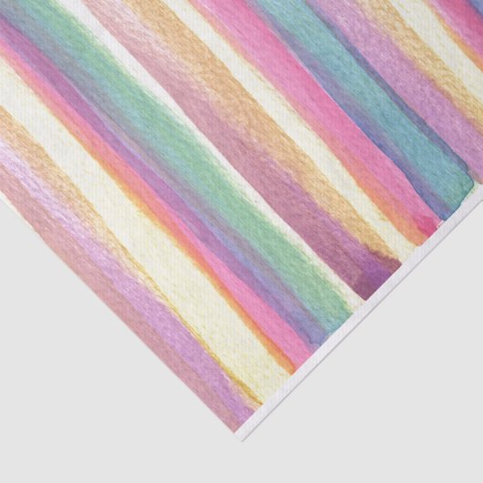 Waterverf Stripes Tissuepapier (Detail)