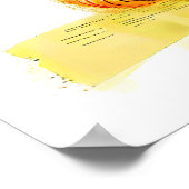 Waterverf striphond en muis met kaas poster (Hoek)