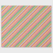 Waterverf striping cadeaupapier (Vlak)
