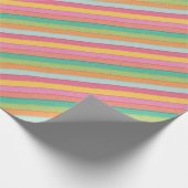 Waterverf striping cadeaupapier (Hoek)