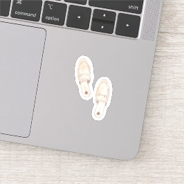 waterverf stro Gucci schoenslippers Sticker