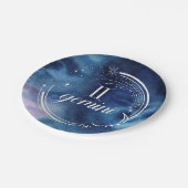 Waterverf strologie - Gemini Papieren Bordje (Gekanteld)