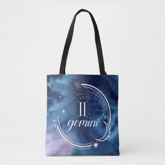 Waterverf strologie - Gemini Tote Bag (Voorkant)