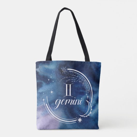 Waterverf strologie - Gemini Tote Bag (Achterkant)