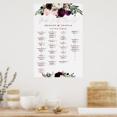 WATERVERF STROMEN ZITPLAATS, ALFABETISCH POSTER (Keuken)