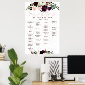 WATERVERF STROMEN ZITPLAATS, ALFABETISCH POSTER (Thuiskantoor)