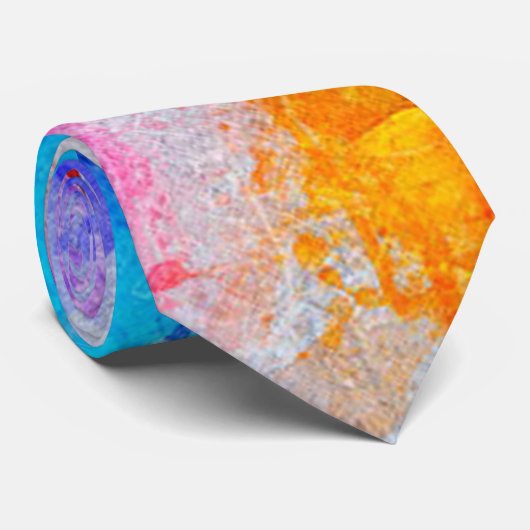 Waterverf Stropdas (Opgerold)