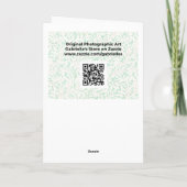 Waterverf Style Art Cat Note Card Kaart (Achterkant)