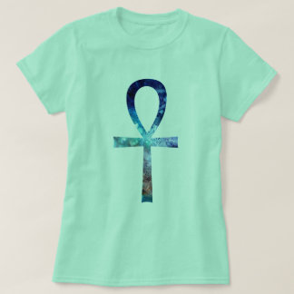 Waterverf Style Egyptische Ankh Art T-shirt