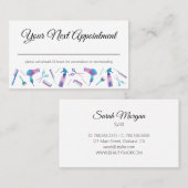 Waterverf Stylist Afsprakenkaart Afsprakenkaartje (Voorkant / Achterkant)