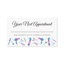 Waterverf Stylist Afsprakenkaart