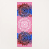 Waterverf Sublimation Mandala Oefening Yogamat (Voorkant)