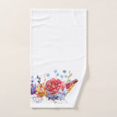 Waterverf succes op witte doekset bad handdoek (Handdoek)